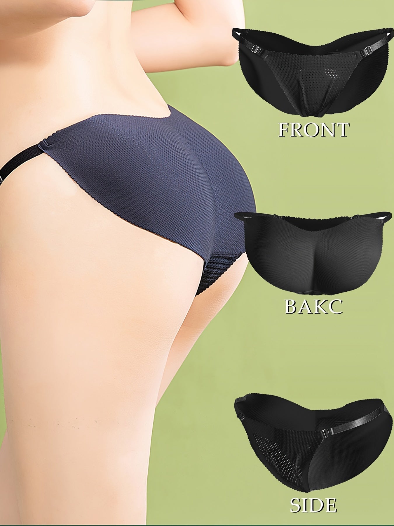 Invisible Boost Fake Butt Lifting Bikini Panties for Women – Ultra-Thin Breathable and Seamless Women's Lingerie for Natural Enhancement and All-Day Comfort Stevvex