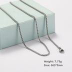 Men's Curb Cuban Chain Necklace Pi-Mart