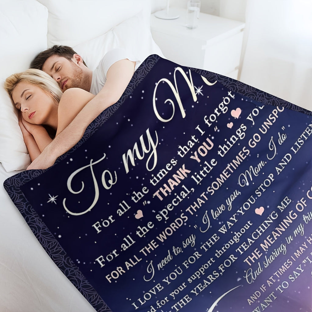 Cozy Blanket Gift - Soft, Funny, and Heartwarming Birthday Present for Mom, Daughter's Thoughtful Mother's Day, Christmas, and Birthday Gift Idea for Mothers Lootquake LLC