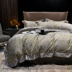 Four-piece Cotton Leopard Print Duvet Cover Atmosphere Pi-Mart