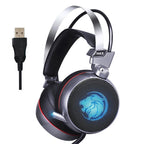 Luxury Proffesional Studio Gaming PC Headphones With LED Lights In Modern Luxury Metal Design For Gamers and DJ - SJB-DIAMOND ELITES