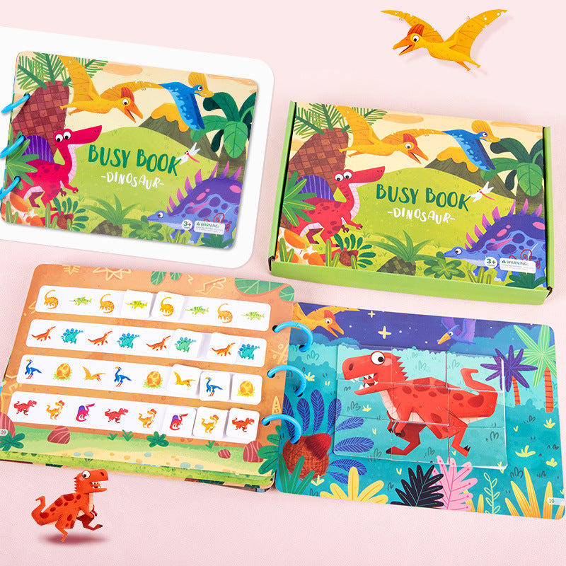 Children's Busy Book Educational Toys Repeated Paste Pi-Mart