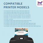 Replacement for HP 60 Ink Cartridge Combo Pack Black and Color for Envy 100 110 120 Photosmart c4680 c4780 c4795 d110 Deskjet d2680 f2430 f4280 f4440 f4480 f4580 Printer(2 Pack) EasyOptionXY LLC