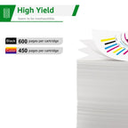 Greensky 61 XL Black and Color Replacement for HP Printer Ink 61XL for Envy 4500 5530 Deskjet 1000 1010 1510 2540 3050 Officejet 2620 4630 (2 Pack)