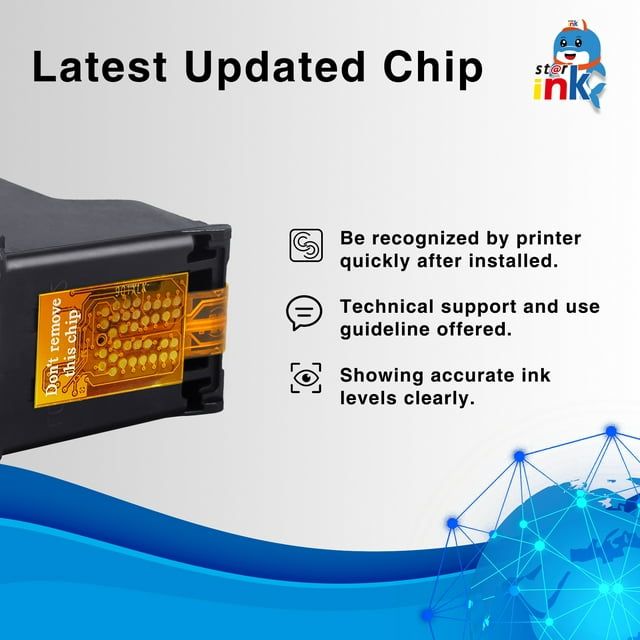 67XL 67 Ink Cartridges for HP Printer Ink 67 XL 67XL for DeskJet 2700 2700e 2755e 2755 4155e 4155 Envy 6055e 6455e 6400 6055 6075 Envy Pro 6452 6458 6475 (Black, Tri-Color)