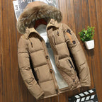Short Solid Color Thick Down Jacket Pi-Mart