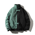 Thick Color Block Workwear Cotton Jacket Pi-Mart