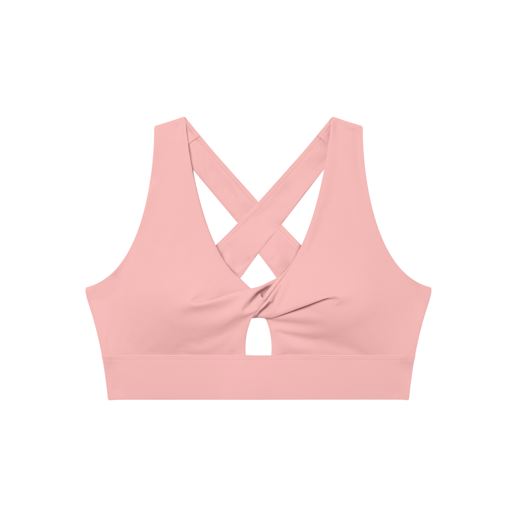 Loki & Ivy Women's Twist Front V-Neck Sports Bra