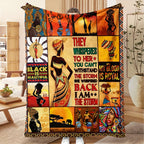 Soft & Cozy African American Heritage Flannel Throw Blanket - Perfect Birthday, Christmas, Or Holiday Gift For Family Lootquake LLC