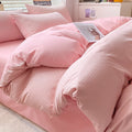 Home Fashion Simple Polished Wool Bed Sheet Cover Set Pi-Mart