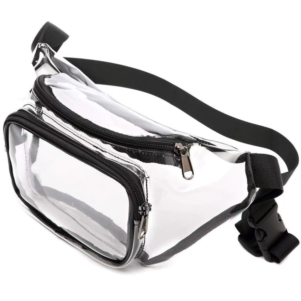 PVC transparent bag waterproof fanny pack Storage Bag for Portable Travel & Sports | Durable Fanny Pack with Clear Design for Secure and Easy Access - SJB-DIAMOND ELITES