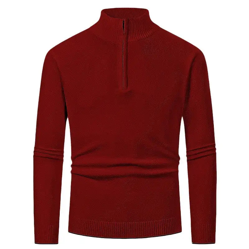 Fashion Trend Half Zipper Sweater