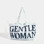Large capacity shoulder canvas bag, retro denim tote bag big, handheld letter sticker cloth bag, tote bag large - SJB-DIAMOND ELITES