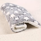 Warm Thickened Flannel Winter Blanket - Multicolor Pet Dog Sleeping Mat - Kennel Mat Lootquake LLC