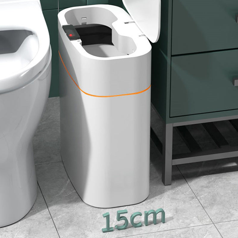 Smart Trash Can With Lid For Bedroom And Living Room Kitchen Storage Box Trash Can Induction Small Car Box Automatic Smart Dustbin Smart Trash Bin Pi-Mart