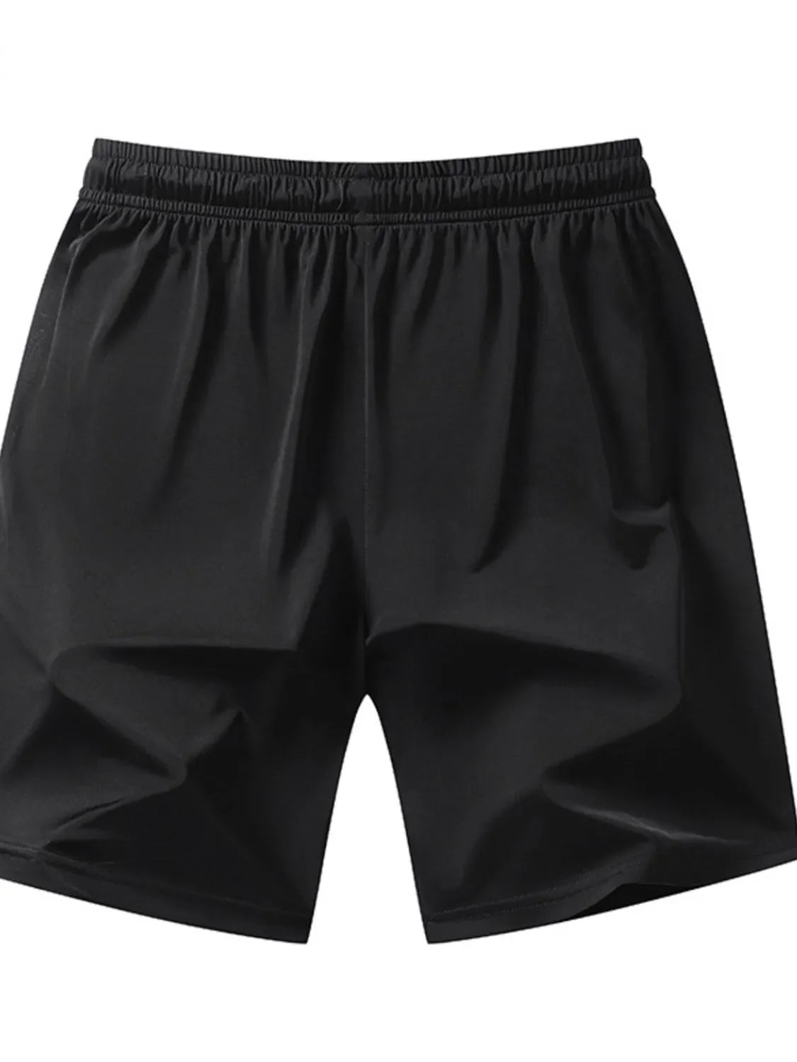 Men's Plus Size Drawstring Pocketed Shorts