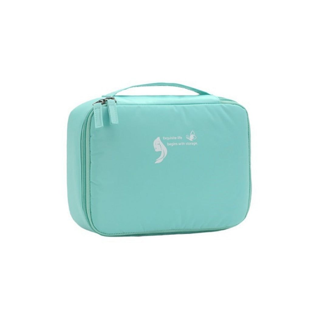 Lightweight makeup bags,Waterproof multi-functional portable toilet bag, anti-wrinkle large-capacity square cosmetic bag, makeup bag with compartments, - SJB-DIAMOND ELITES