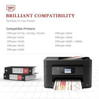 Tonerkingdom Inks-2PK Replacement for HP 901XL Ink 901 Ink Cartridge Set: 1 Black & 1 Color For use in HP: G510a, G510g, G510n, J4524, J4540, J4550, J4580, J4624, J4660, J4680