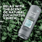 Dove Men+Care Body Wash and Face Wash Blue Eucalyptus + Birch 18 oz EasyOptionXY LLC