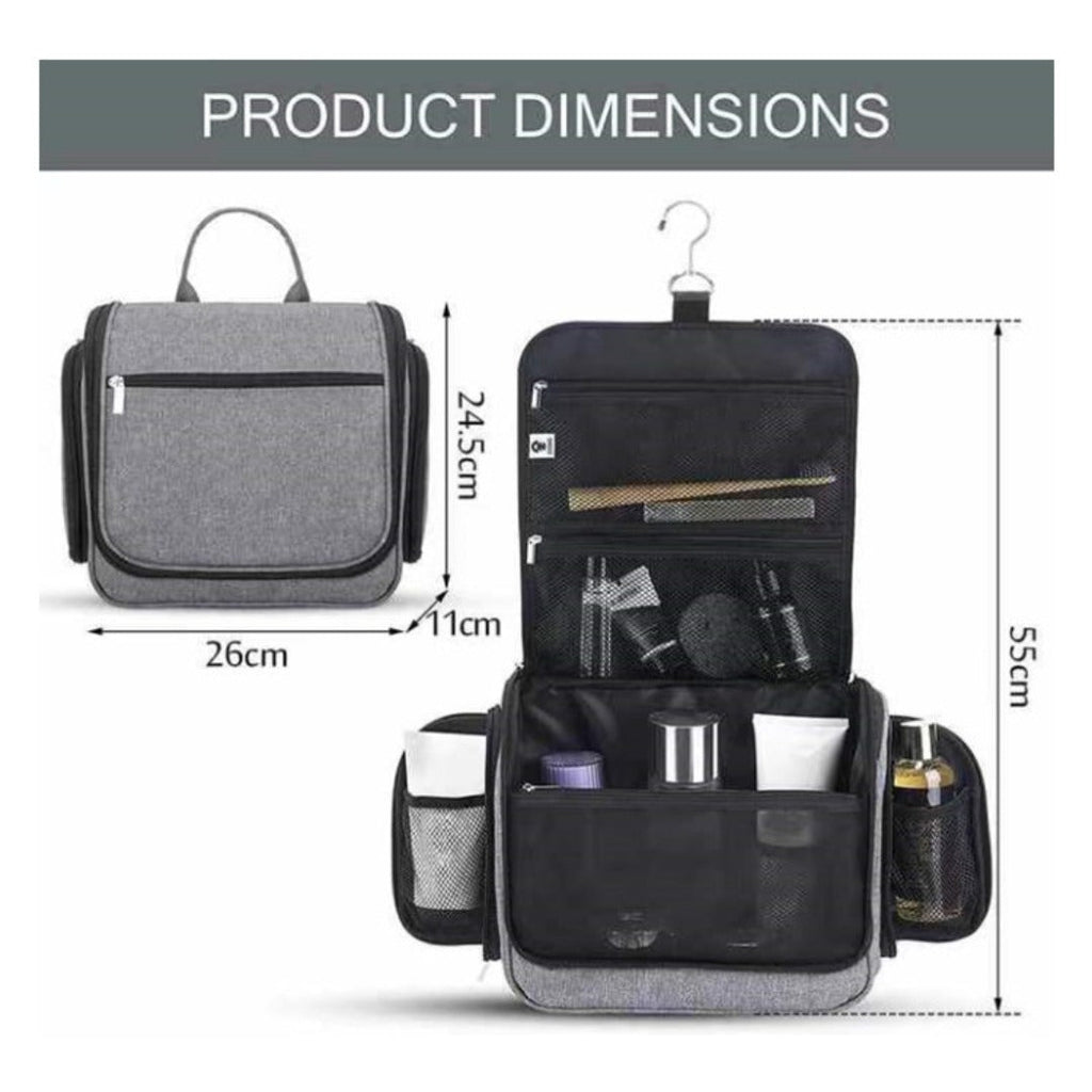 wash bag, storage bag hanging, portable cosmetic bag, wash set travel bag large capacity storage - SJB-DIAMOND ELITES