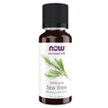 NOW Essential Oils, Tea Tree Oil, Steam Distilled, 100% Pure, Vegan, Child Resistant Cap, 1-Ounce