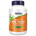 NOW Supplements, Milk Thistle Extract, Double Strength 300 mg, Silymarin (240 mg), Supports Liver Function*, With Artichoke and Dandelion, 200 Veg Capsules