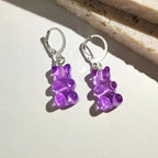 Cute Acrylic Gummy Bear Dangle Earrings Pi-Mart