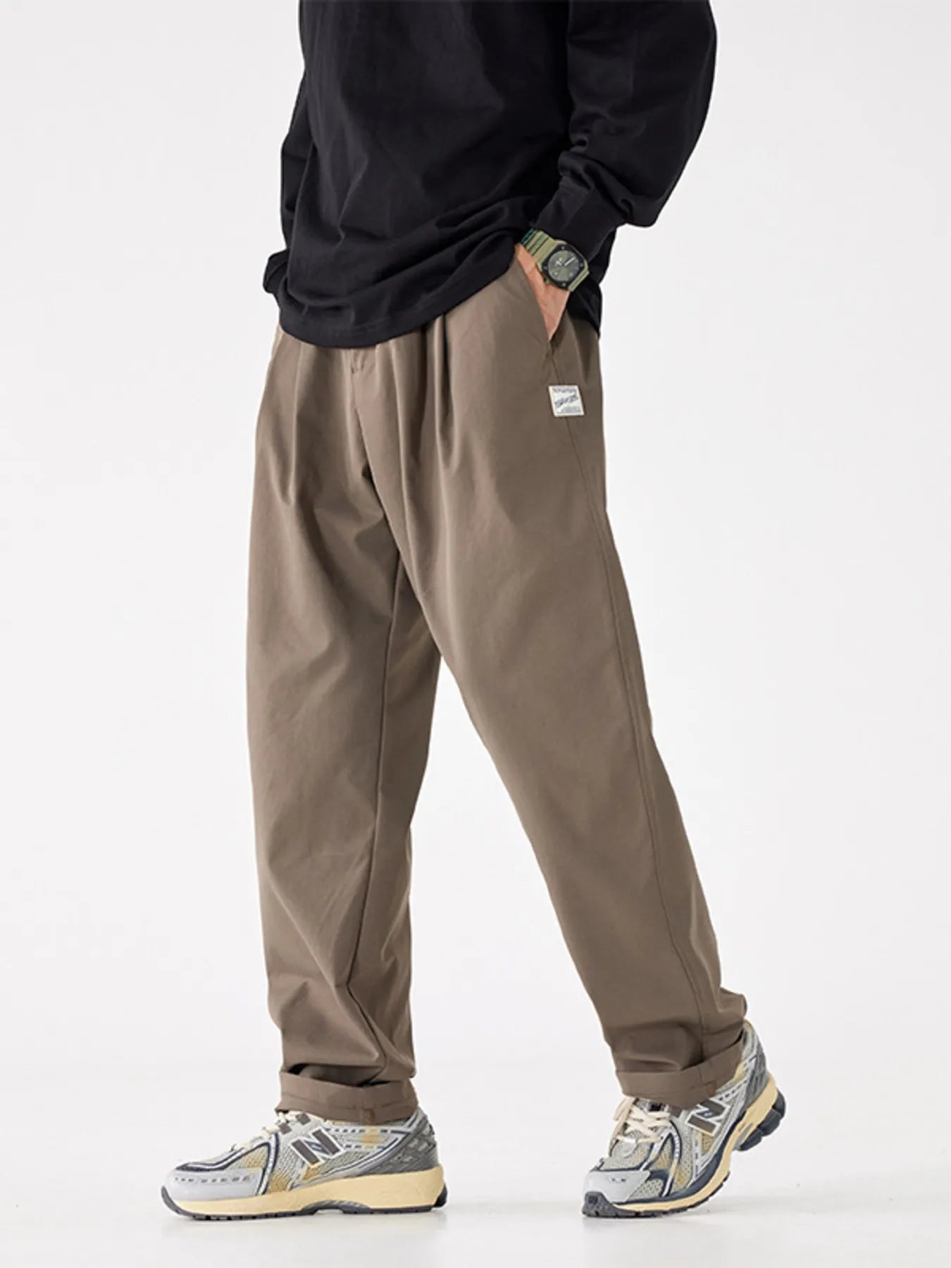 Men's Full Size Casual Relaxed Fit Sweatpants Plus Size THRIXINE