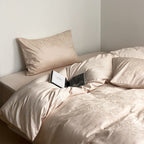 Long Velvet Jacquard Four Piece Pure Cotton Duvet Cover Pi-Mart