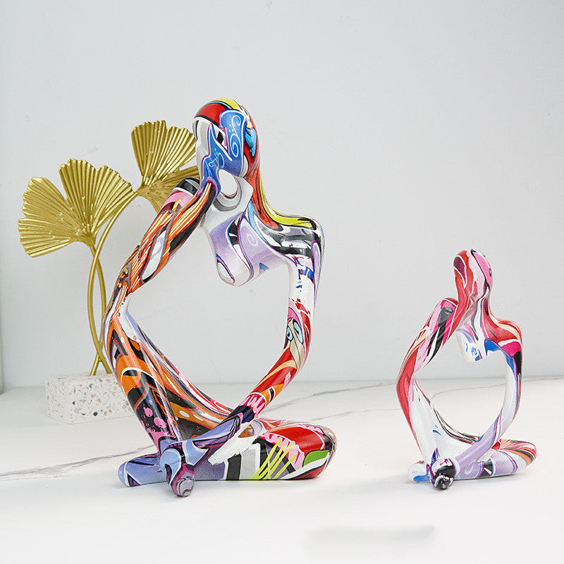 Character Ornament Thinker Creative Crafts Pi-Mart