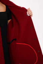 Genuine Scandinavian Mink Fur Double Face Wool Poncho - SJB-DIAMOND ELITES