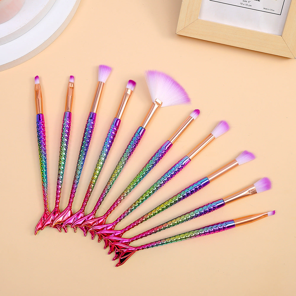 Loose Powder Eye Shadow Brush Fiber Hair Makeup Tool Cross-border E-commerce One Drop Shipping Pi-Mart