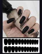 Frosted ballet fake nails Pi-Mart