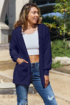 Women Full Size Teddy Hooded Jacket with Pockets Cozy Casual Jacket Comfortable Women Jacket Stevvex