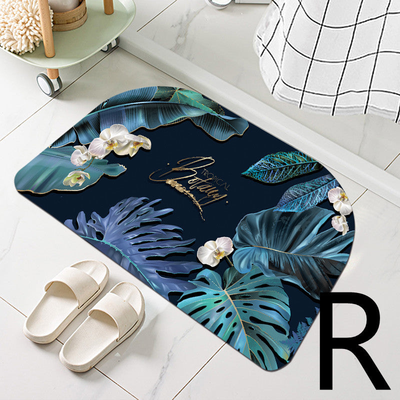 Diatom Mud Bathroom Door Non-slip Absorbent Floor Mat Pi-Mart