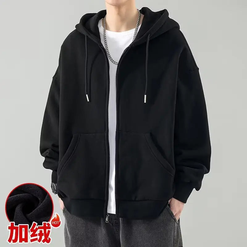Men's Hooded Jacket Autumn 2023 Casual Cardigan Pi-Mart