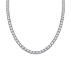Endless Stream Of Stars 0.5ct Luxury Fashion Mossan Diamond S925 Silver Necklace