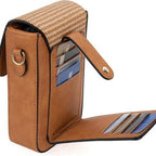 Women's Bag Casual Vertical Women's Mobile Phone Bag Straw Mini Shoulder Bag Fashion Crossbody Bag - SJB-DIAMOND ELITES