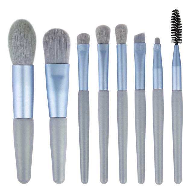 8Pcs Makeup Brushes Set - SJB-DIAMOND ELITES