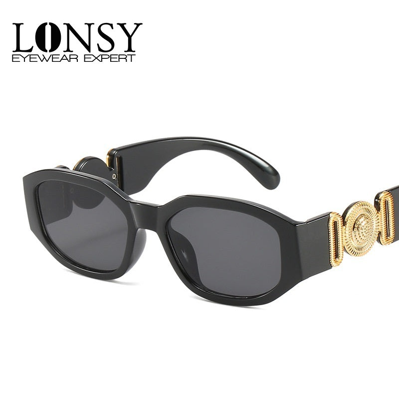 Retro Cutting Lens Gradient Square Sun Glasses UV400 - SJB-DIAMOND ELITES