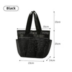 Mesh bath bag, mesh pocket tote swimming wash bag, men's bath towel bath bag, large storage bag - SJB-DIAMOND ELITES