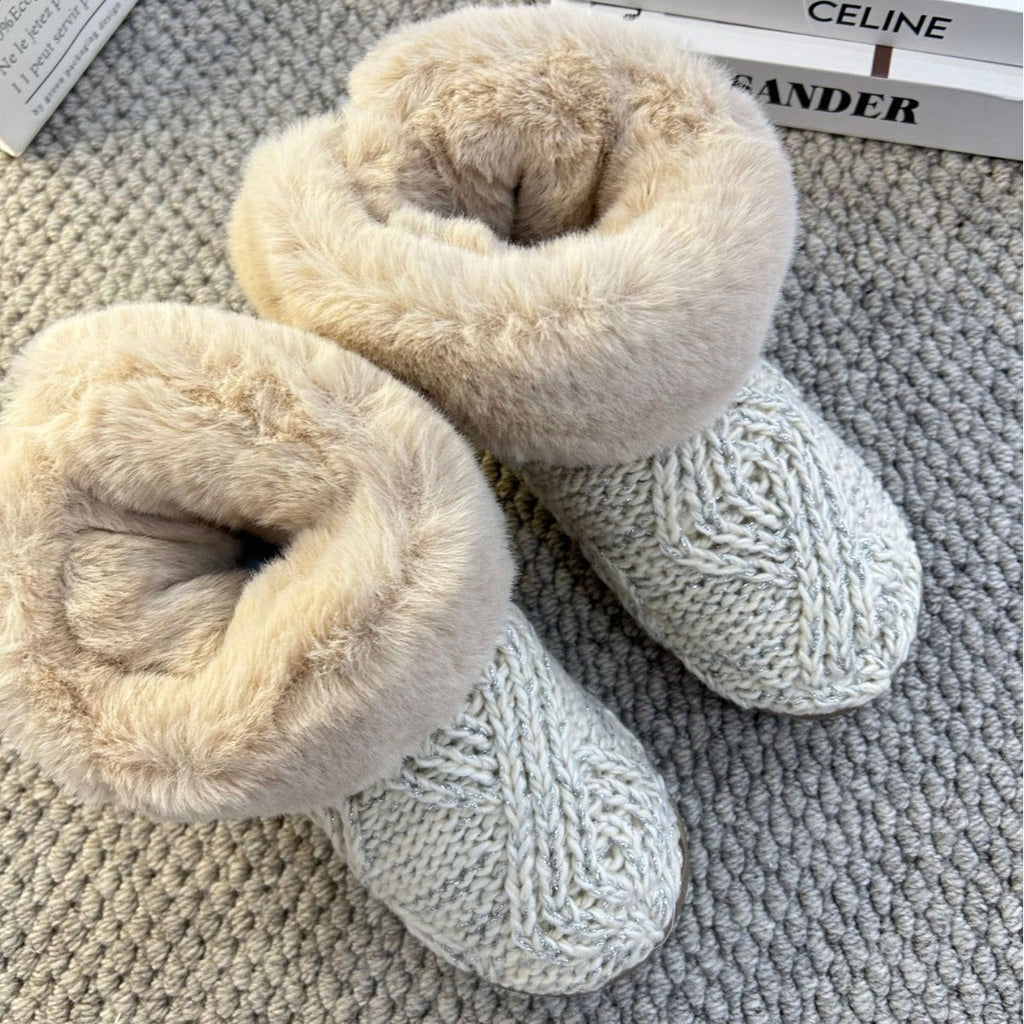 Super Thick Thermal Cotton Boots Short Tube Pi-Mart