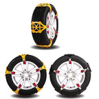 Emergency Tire Snow Chain Double Buckle Pi-Mart