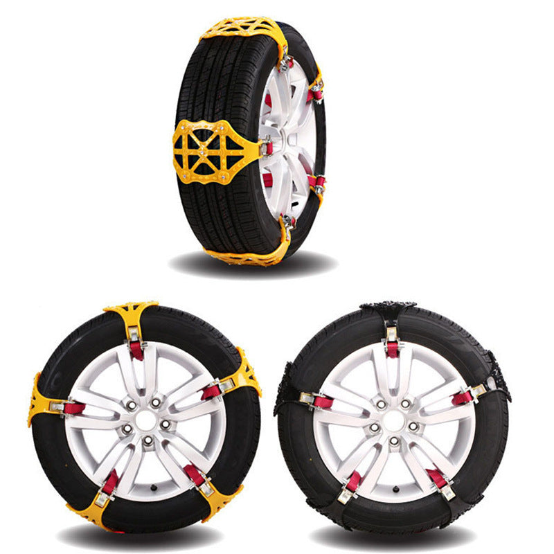 Emergency Tire Snow Chain Double Buckle Pi-Mart
