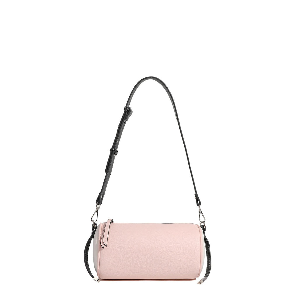 Women's bag simple texture underarm bag, fashionable versatile shoulder crossbody bag, small cylinder bag - SJB-DIAMOND ELITES