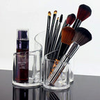 Transparent Acrylic Makeup Brush And Eyebrow Pencil Bucket Pi-Mart