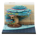 Tree House Paper Carving Notepad Creative Weekly Calendar Earth Calendar