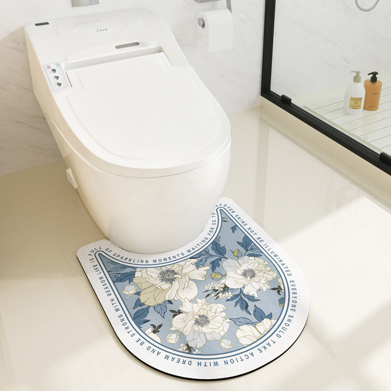 Bathroom Absorbent Non-slip Carpet Floor Mat Pi-Mart