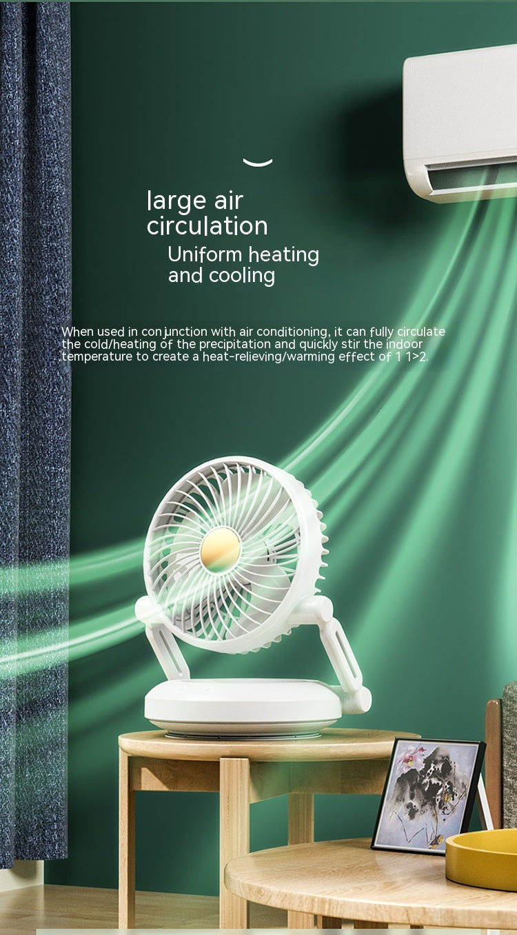 Desktop Desktop Fan Camping Office Telescopic Folding Pi-Mart