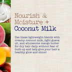 Maui Moisture Nourish + Coconut Milk Weightless Oil Mist, Hydration Hair Treatment, 4.2 fl oz